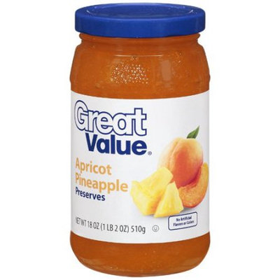 Great Value: Apricot Pineapple Preserves, 18 Oz