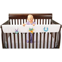 Leachco Easy Teether XL Crib Rail Cover for Convertible Cribs White