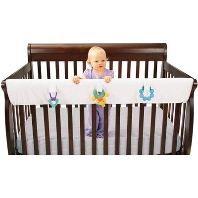 Leachco Easy Teether XL Crib Rail Cover for Convertible Cribs White
