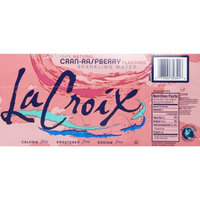 La Croix Sparkling Water, Canned, Cransraspberry, 8 Cans, 12 Fluid Ounces (Pack of 2)