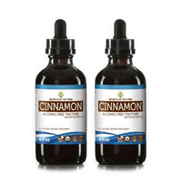 Secrets Of The Tribe Cinnamon Tincture Alcohol-FREE Extract, Organic Cinnamon (Cinnamomum Verum) Dried Bark 2x4 oz