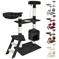 TecTake Cat scratcher activity center cat tree 1,53 metre -different colours-