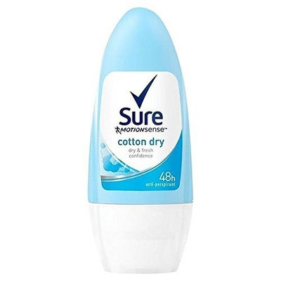 Sure Women Cotton Roll-On Anti-Perspirant Deodorant 50ml (PACK OF 2)