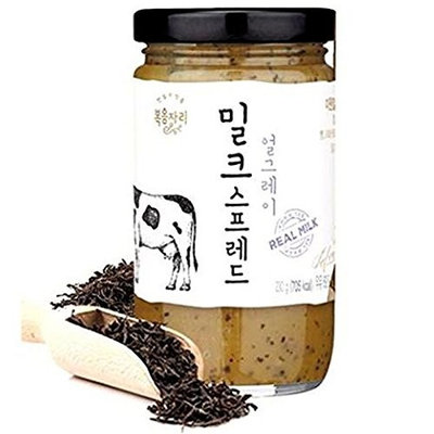Bokumjari Premium Milk Spread Earl Gray Black Tea Leaves 230g (8.11 Ounce) Sweet Jam w/CP-1 Protein Hair Treatment 12.5ml