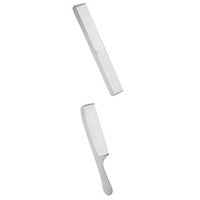 Baoblaze 2 Pieces Stainless Steel Salon Barber Hairstyling Hairdressing Cutting Comb