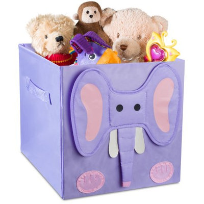Handy Laundry Kids Foldable Cube Storage Bins - Elephant