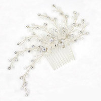 Missgrace Bridal Hair Comb Head Comb Women Hair Jewelry Hair Combs Bridal Accessories Hair Ornaments Bridal Tiara Wedding Accessory