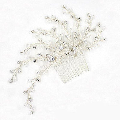Missgrace Bridal Hair Comb Head Comb Women Hair Jewelry Hair Combs Bridal Accessories Hair Ornaments Bridal Tiara Wedding Accessory