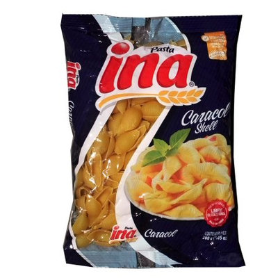 Ina Shell Noodle 7.05 oz - Caracol (Pack of 42)