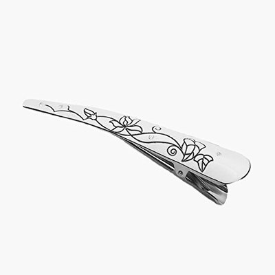Hair Accessory - Black and White Alligator Hair Clip