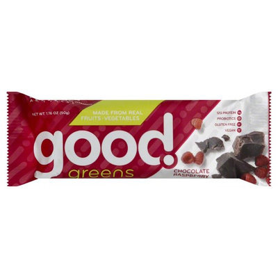 Good Greens Wellness Bar Gluten Free Chocolate Raspberry 1 Bar