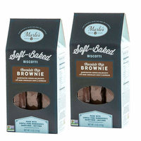 Marlo's Bakeshop, Chocolate Espresso Brownie Biscotti, Gourmet Cookies, Non-GMO, Dairy Free, Soy Free, Nut Free