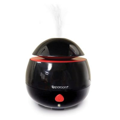 SpaRoom AromaPod USB Diffuser -Black (includes free essential oil and Klenzor Diffuser Cleansing Capsules), Black