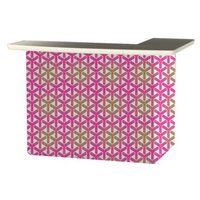 Best Of Times Llc Stargazer Patio Bar and Tailgating Center with Drop-in Cooler and 3 Shelves - Water-Resistant and UV-Protected Polyester