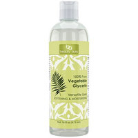 Beauty Aura 100% Pure Vegetable Glycerin - 16 Fl. Oz- Liquid Glycerin for Skin - Ideal Soap Base, Moisturizer, to use in DIY products & More