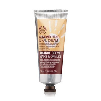 THE BODY SHOP Almond Hand and Nail Cream 3.3 oz. for all skin types 100 ml