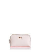 Ted Baker Lilliya Bow leather small wash bag, Light Pink