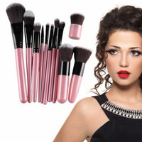 OCDAY 11 Pcs Professional Makeup Brushes Foundation Soft Cosmetic Bamboo Set