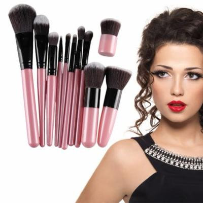 OCDAY 11 Pcs Professional Makeup Brushes Foundation Soft Cosmetic Bamboo Set