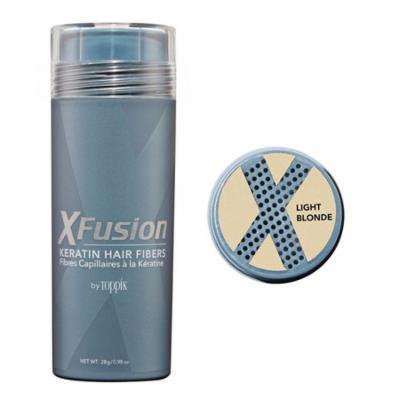 XFusion Genuine Keratin Hair Fibers Economy Size Light Blonde 28g 2pack