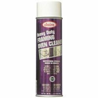 Claire 824 20 Oz. Heavy Duty Foaming Oven Cleaner Aerosol Can, 12-Pack