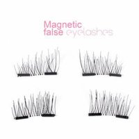 CBD New Handmade Double Magnetic False Eyelashes Black 2 Pairs