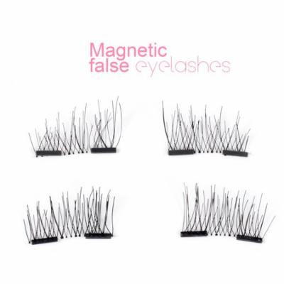 CBD New Handmade Double Magnetic False Eyelashes Black 2 Pairs