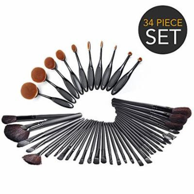 34-Piece Ultimate Hollywood Makeup Brush Set