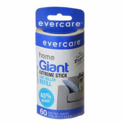 Evercare Giant Lint Roller Refill 60 X-Large Sheet Roll - Pack of 10