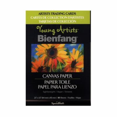Young Artists Trading Cards canvasette, pack of 10 (pack of 12)
