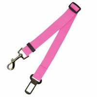 Pet Seat Belt Dog Safety Adjustable Clip Car Auto Travel Vehicle Safe Puppy Cat Seatbelt (Pink)