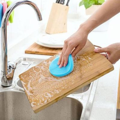 OCDAY Silicone Dish Washing Sponge Scrubbers Practical Washing Kitchen Tools