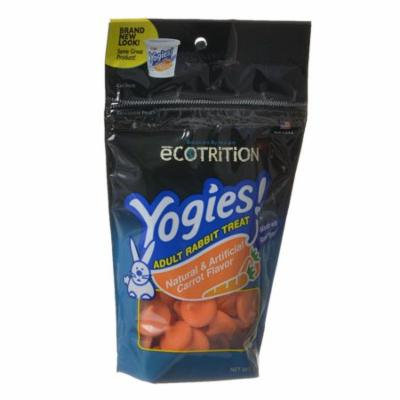 Ecotrition Yogies Rabbit Treats - Carrot Flavor 3.5 oz - Pack of 6