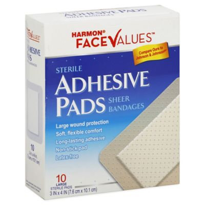 Harmon Face Values: Harmon Face Values Adhesive Pads 3x4 10 Count