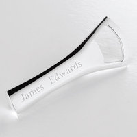 Personalized Silver Plated Bottle Opener