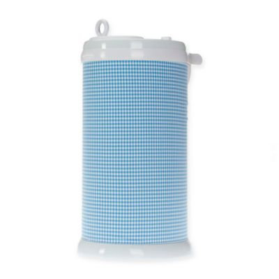 Glenna Jean Ubbi Diaper Pail Cover - Blue Gingham