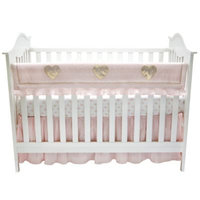 Lambs & Ivy® Sweetheart Rail Guard in Pink/Gold