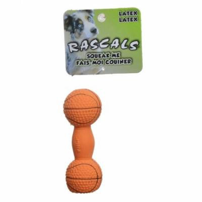 Rascals Latex Basketball Dumbbell Dog Toy 4
