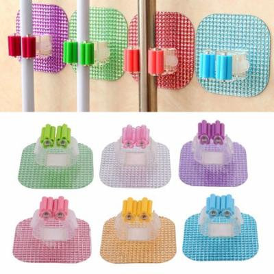 Strongest Grippers Mop Broom Holders ,Items Guaranteed Non Slide. Life-time Guarantee,Crystal Green