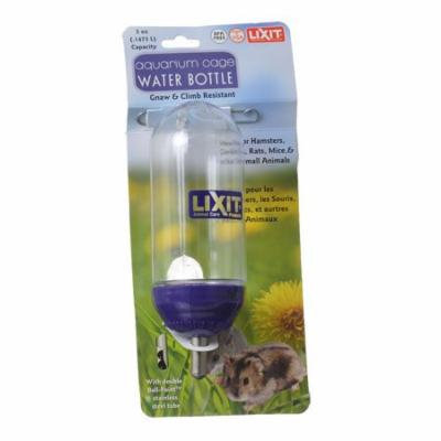 Lixit Aquarium Cage Water Bottle Clear 5 oz - Pack of 6