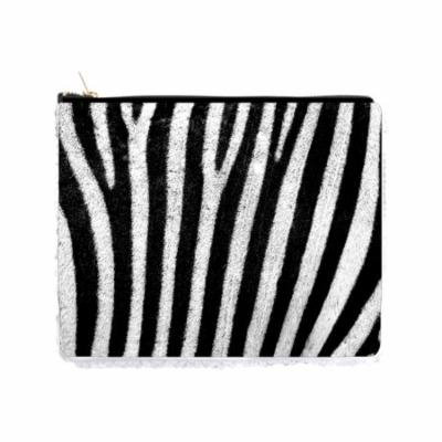Black and White Zebra Print - Double Sided 6.5