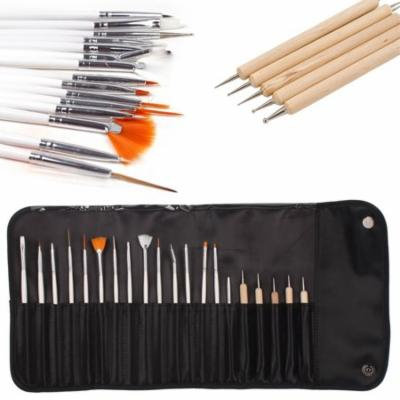 iMeshbean 20pcs Nail Art Design Set Dotting Painting Drawing Polish Brush Pen Tools USA