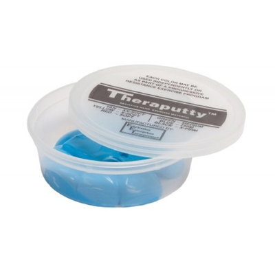 CanDo Theraputty Standard Exercise Putty, Blue Firm, 4 oz.-1 Each