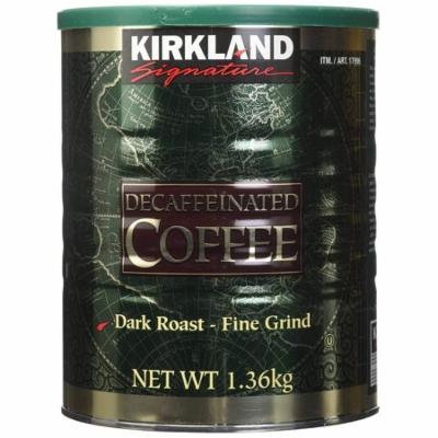 6 Pack Wholesale Lot Kirkland Signature 100% Columbian Decaffeinated Coffee 48oz Ea (18 lbs)