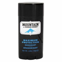 Natural Grooming Deodorant Stick Maximum Protection Mountain - 2.8 oz. by Herban Cowboy (pack of 1)