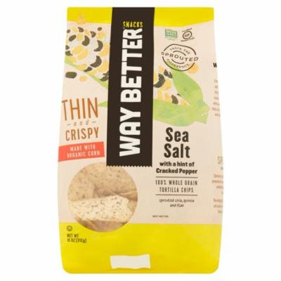 Way Better Snacks Chips Thin Crkd Ppr Grain,11 Oz (Pack Of 9)