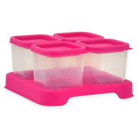 iPlay® 4 oz. 4-Piece Baby Food Cube Set in Pink