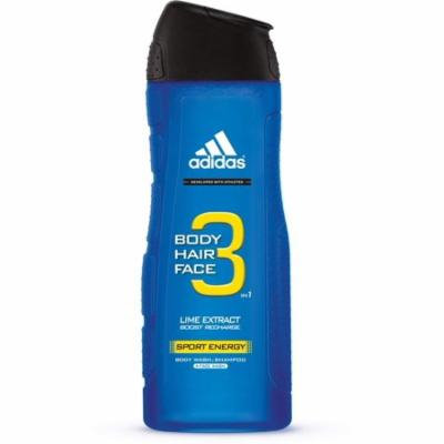 4 Pack - adidas Male Personal Care 3-in-1 Body Wash Sport Energy 16 oz