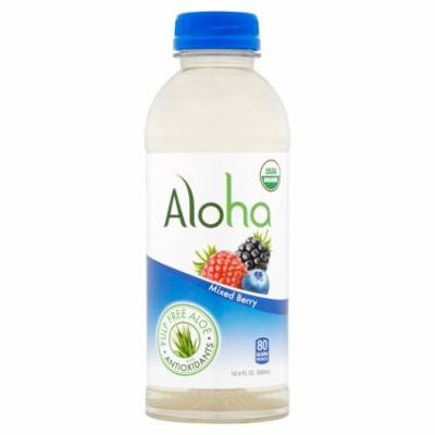 Aloha Water Aloe Mxd Berry Flvr,16 Oz (Pack Of 12)
