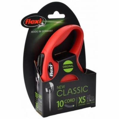 Flexi CORD M 16FT RED 16 ft. Classic Retractable Cord Leash, Red